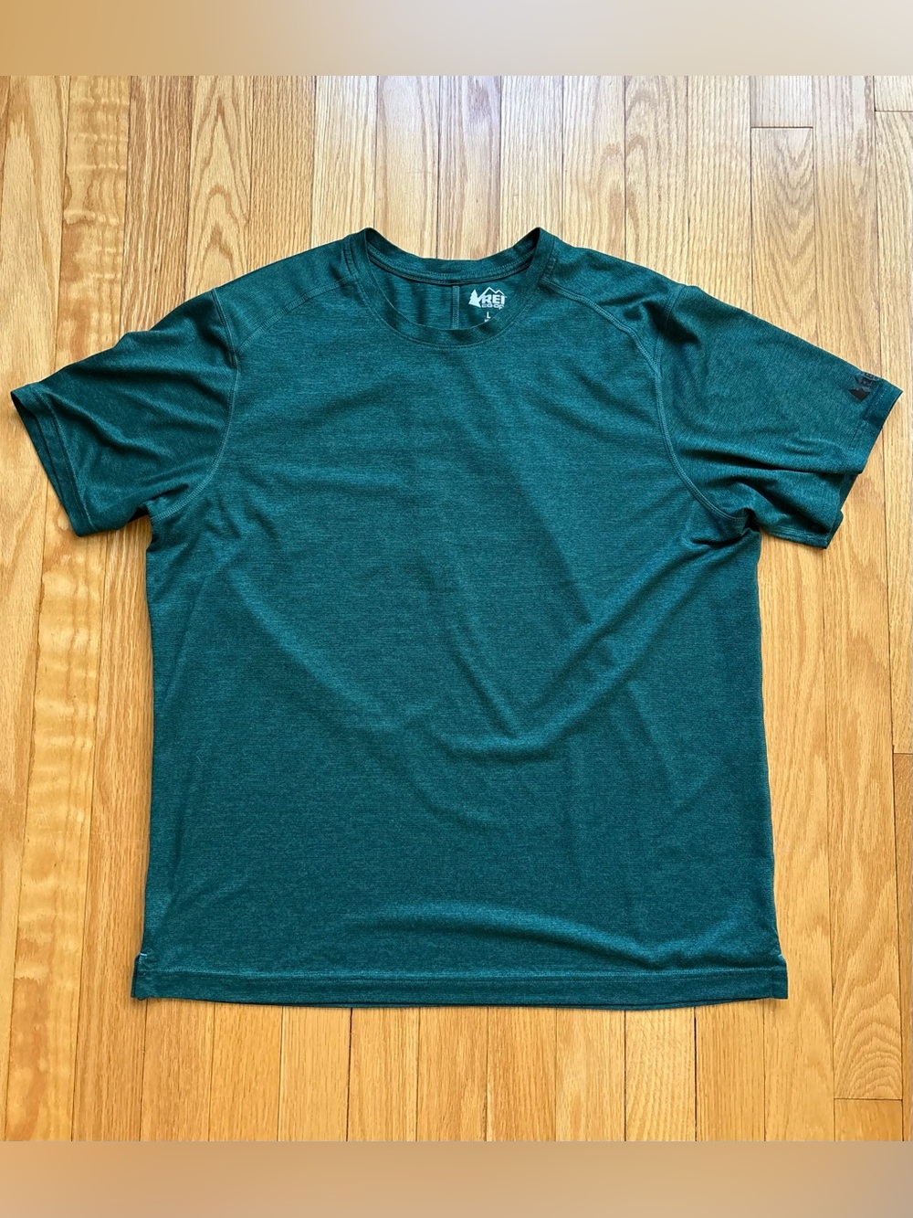 REI Co-op Men’s Short Sleeve Active Pursuits Performance T-Shirt Large Green